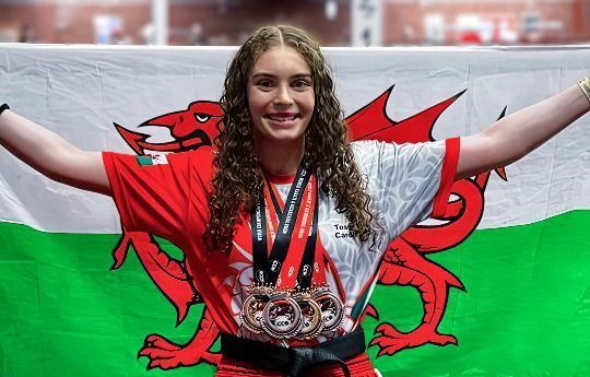 Llanelli Kickboxer wins gold and silver representing Wales at championships