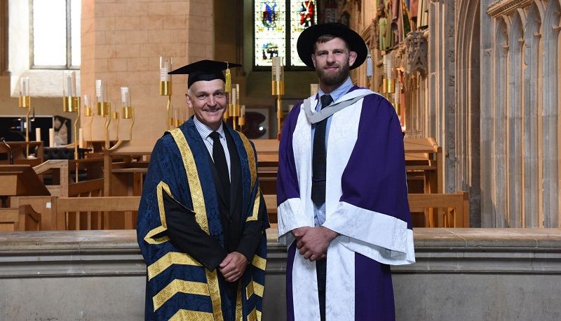 Former pro rugby player turned entrepreneur receives honorary degree