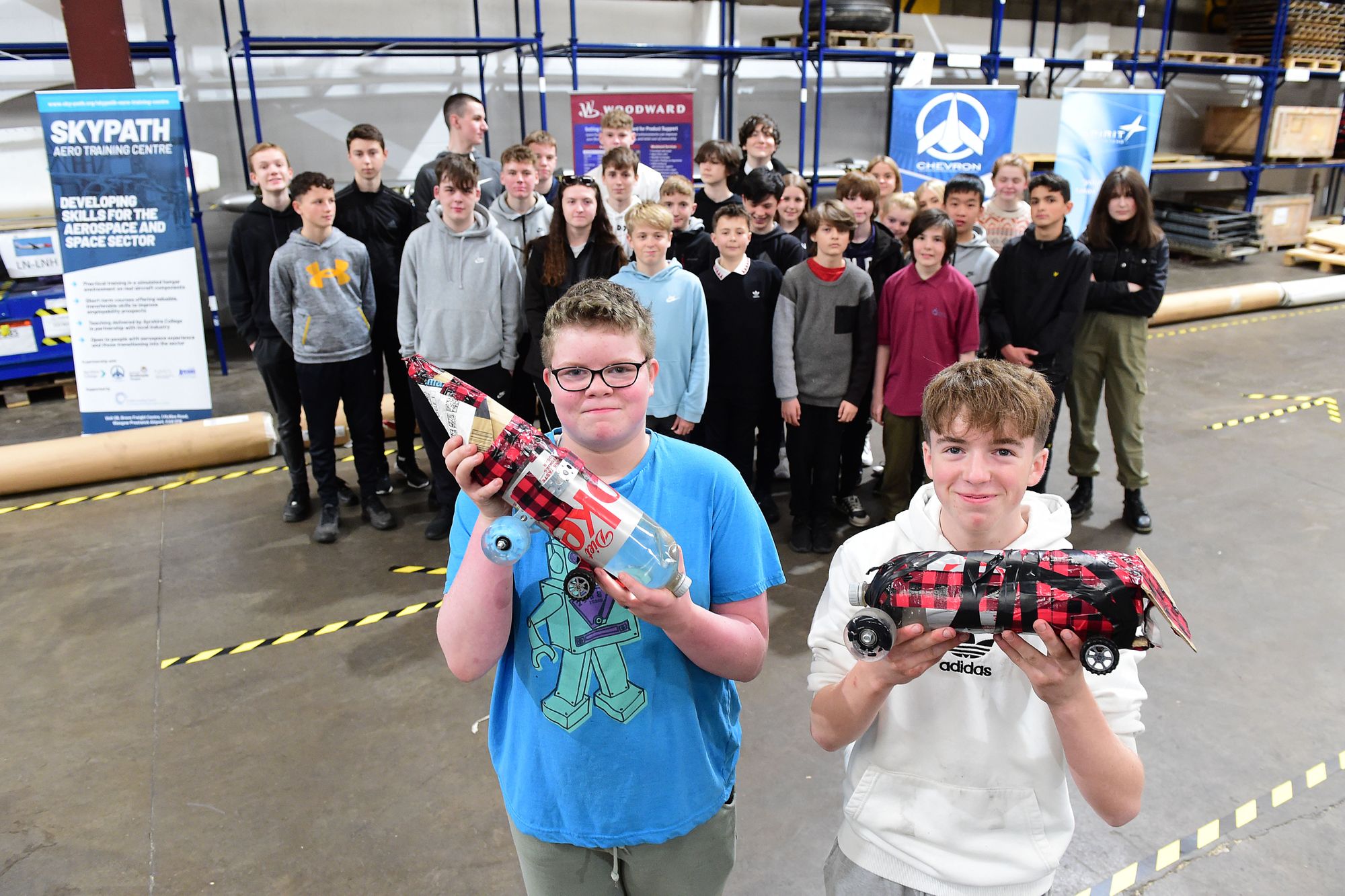 Pupils show their engineering skills at Prestwick STEM day