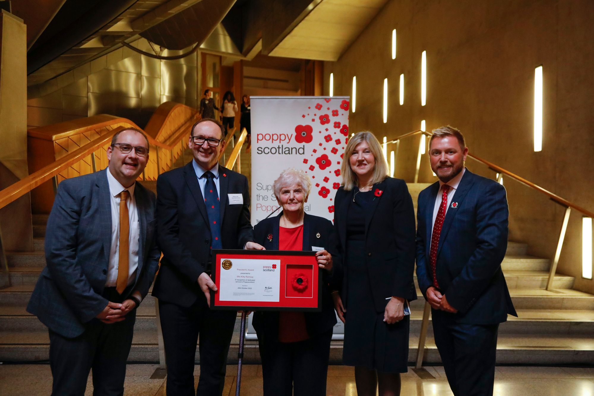 Poppy Scotland recognises Port Glasgow woman's 'tireless voluntary work'