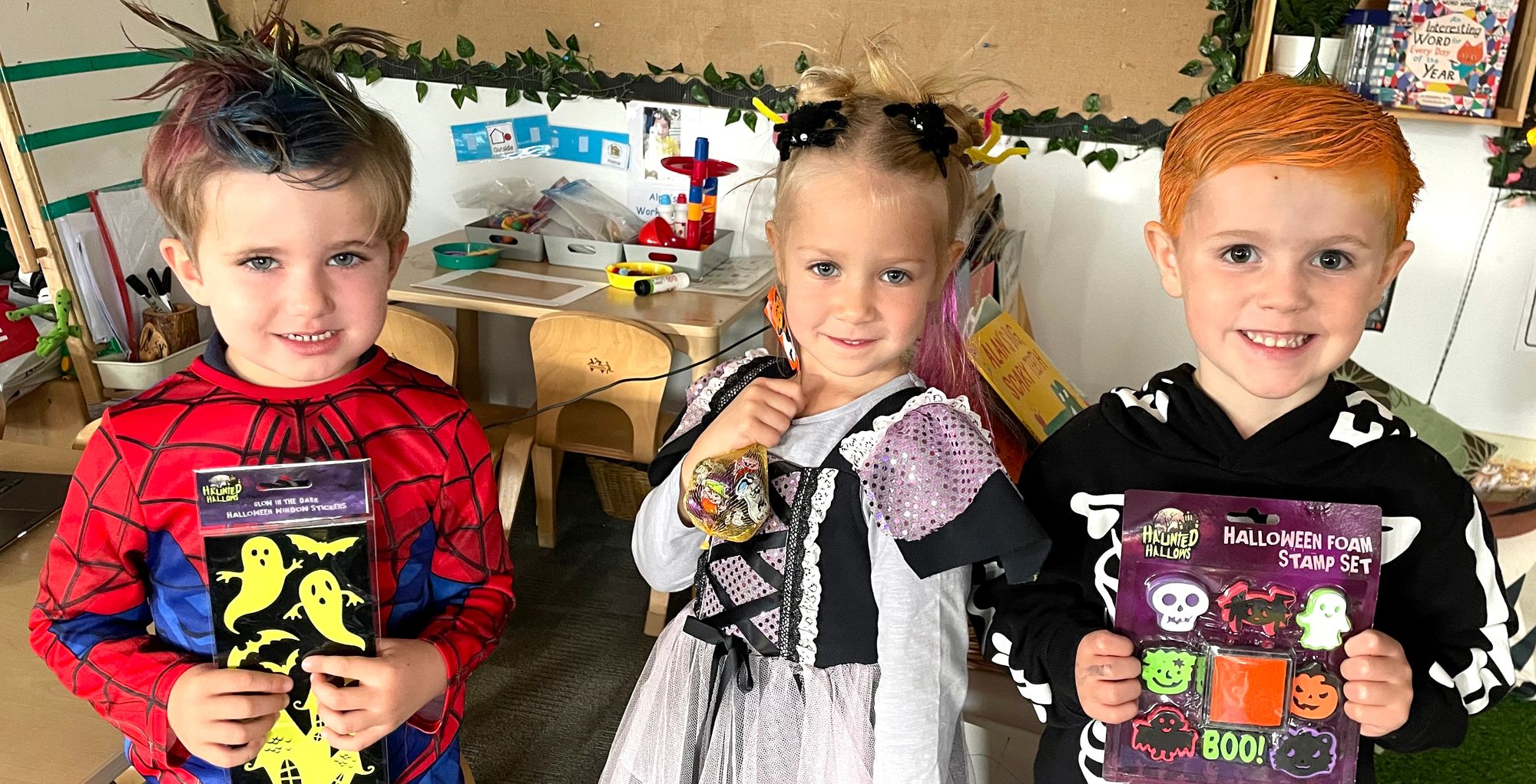 'The children looked spookily splendid in their outfits' Halloween to