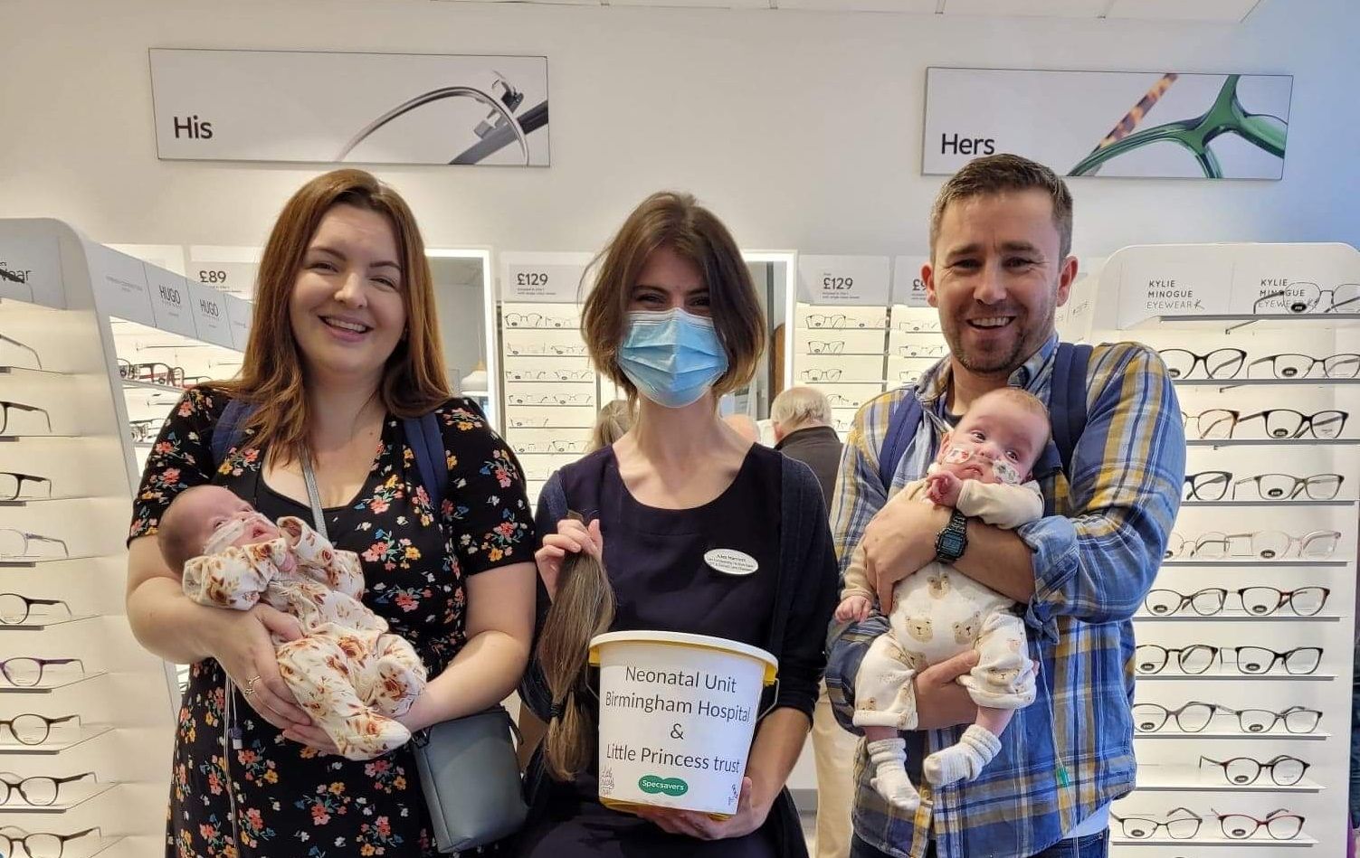 Ludlow optical assistant gets her locks chopped to raise money for Birmingham neonatal unit
