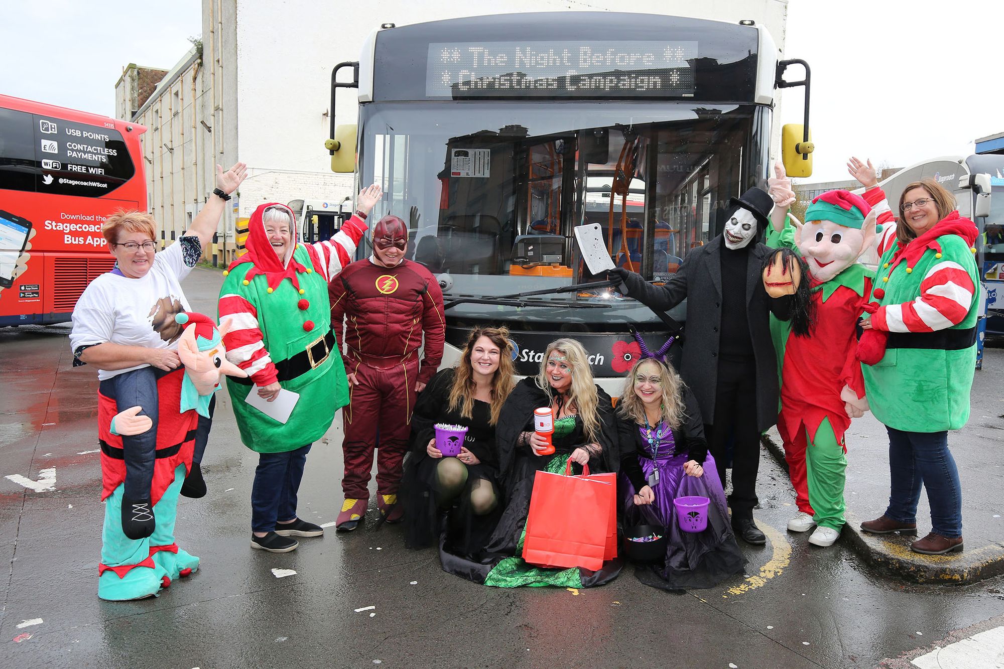 Stagecoach West Scotland gets into the spirit of Halloween in aid of