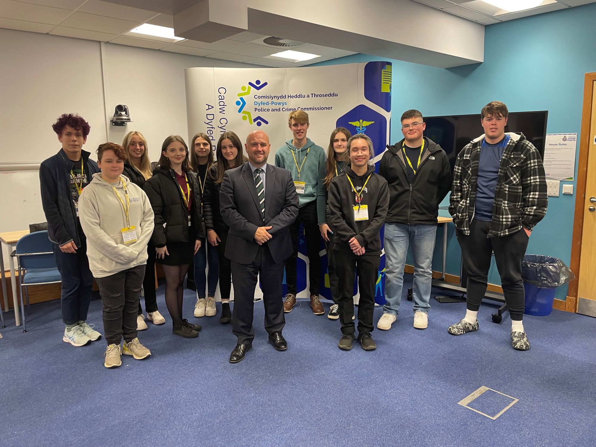Youngsters identify three priorities for officers as part of Dyfed-Powys Police Youth Forum