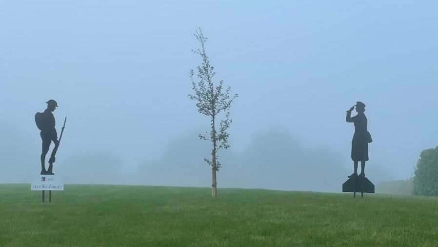 Memorial tree for Queen planted at Vale Royal Crematorium