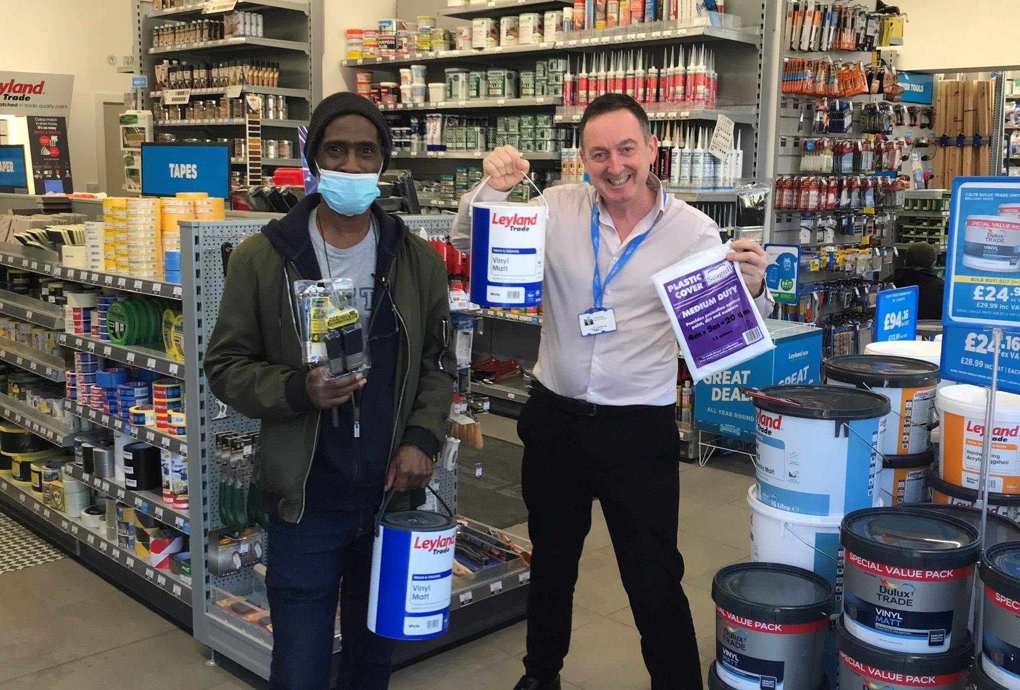 Leyland SDM support Age UK Wandsworth to paint brighter future
