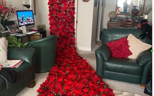 Crafters create colourful Remembrance display for Llandudno church