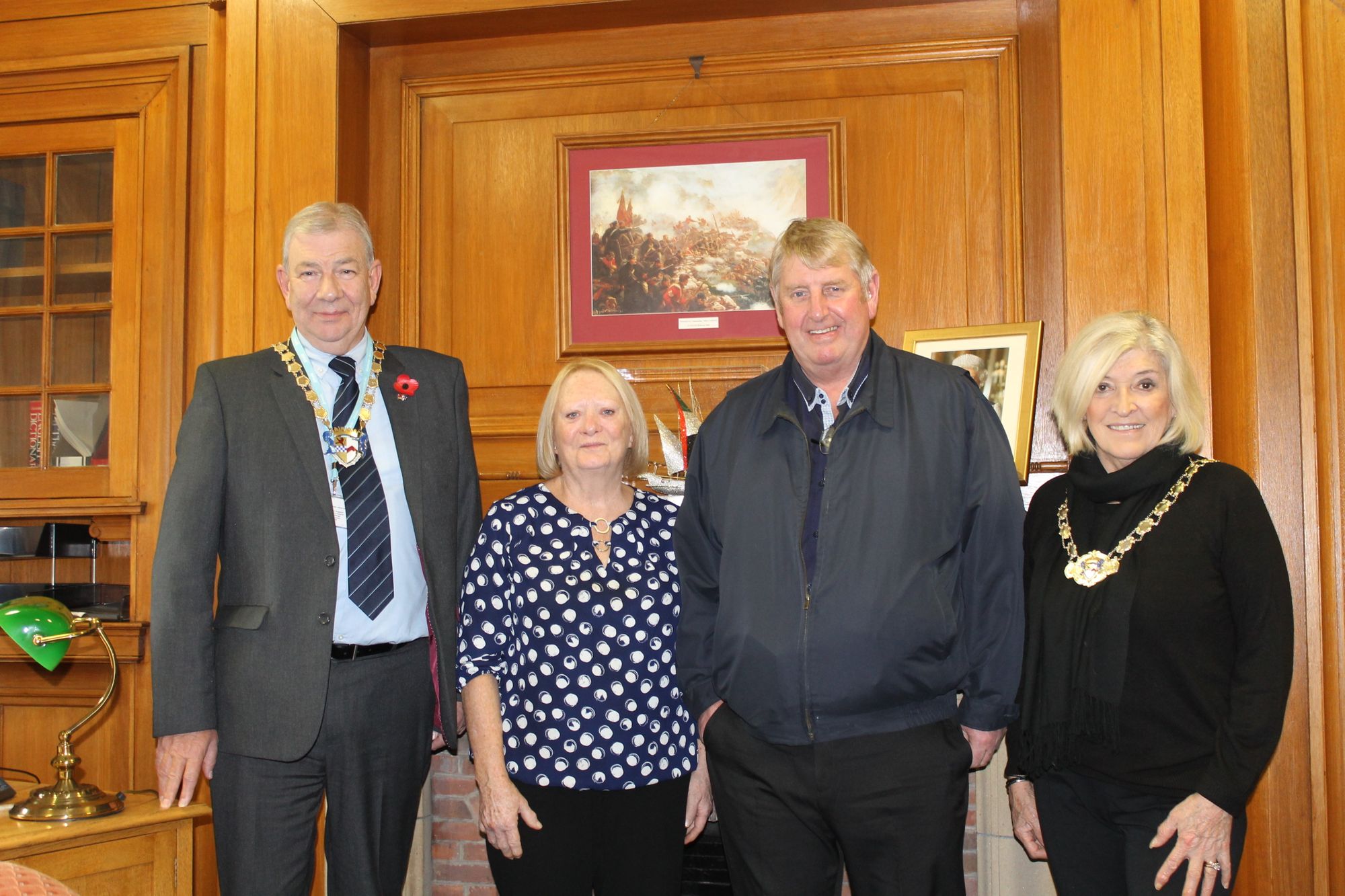 Civic reception held for dedicated South Ayrshire village duo