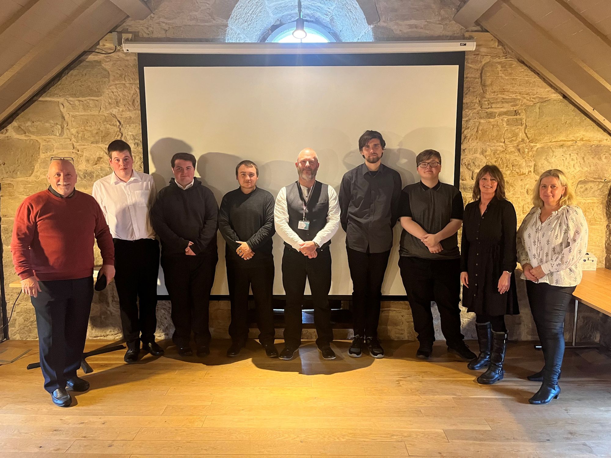 Ayrshire College Project Search students celebrate graduating course