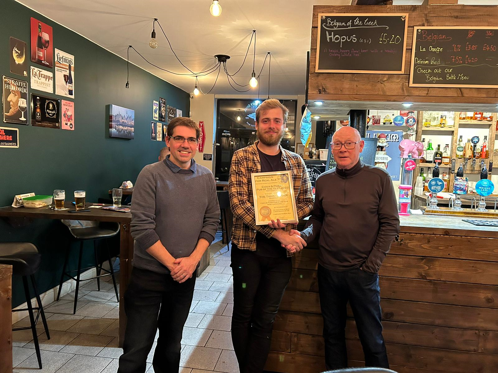 CAMRA column: Cider Pub of the Year awards