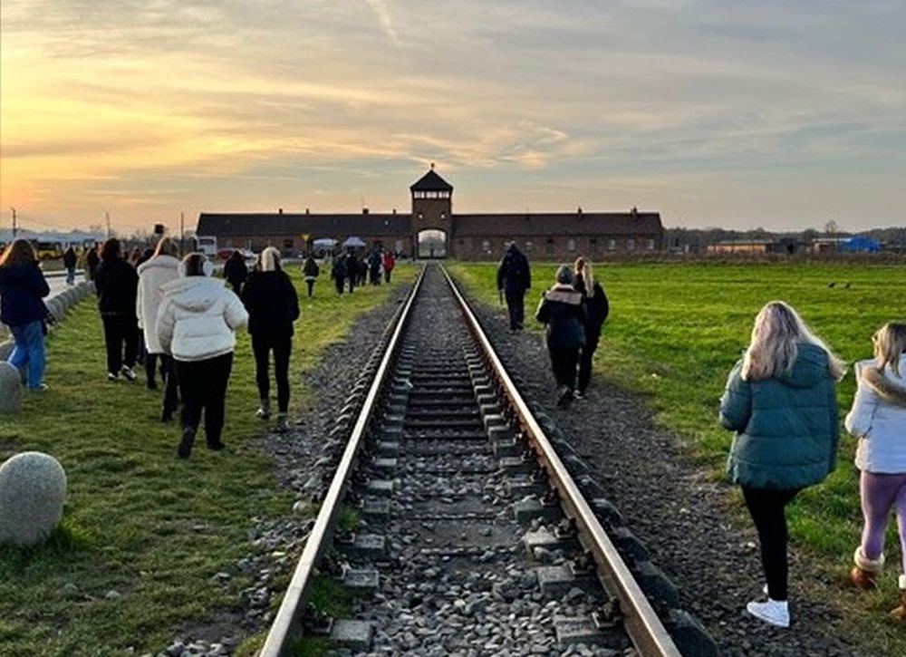 150 students from the North West commemorate Kristallnacht at Auschwitz