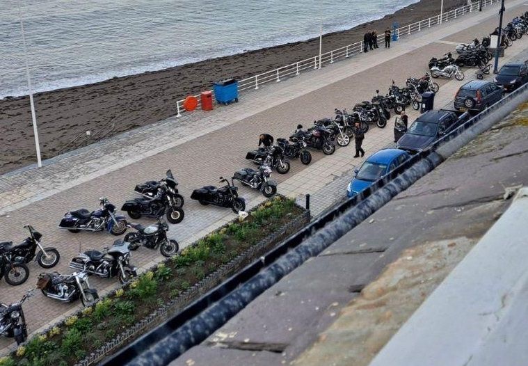 Outlaw motorcyclists offer rides on Harley Davidsons for Bronglais chemo appeal