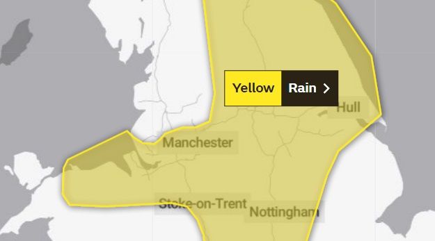 Flood risk alert issued as heavy rain expected in Halton