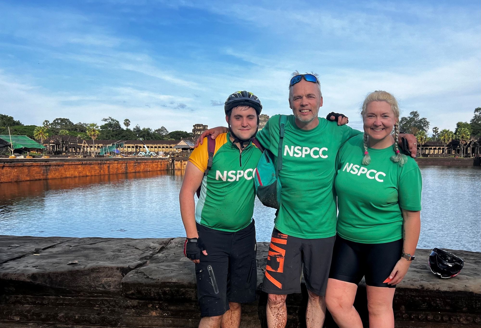London cyclists help raise £17,000 for the NSPCC riding from Vietnam to Cambodia