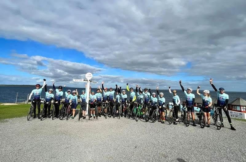 Liverpool Professor inspires group to complete gruelling cycle challenge for Cancer Research UK