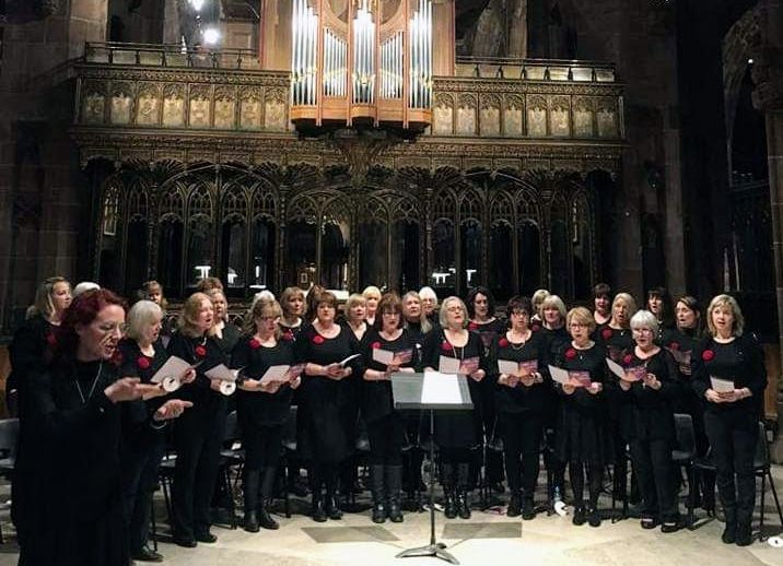 The Decibelles choir team up with St Ann’s Hospice for Light up a Life services