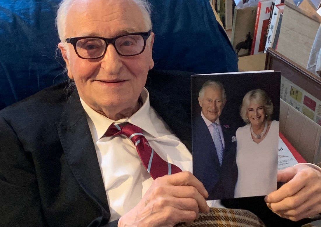 Whitstable veteran presented with two medals on his 100th birthday
