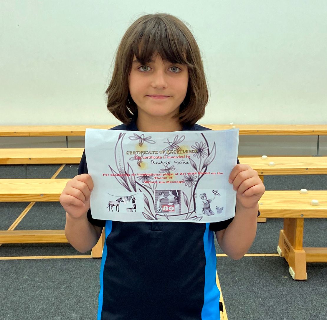 Pupils at Ramsgate Arts Primary School inspired by Banksy to convey important issues using art