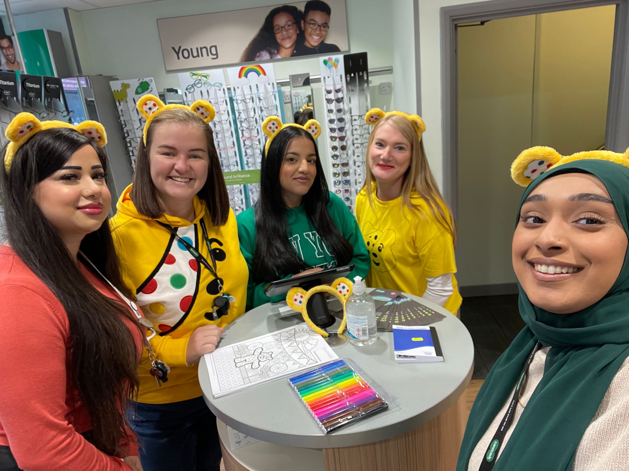 Rochdale opticians raises more than £230 for Children in Need