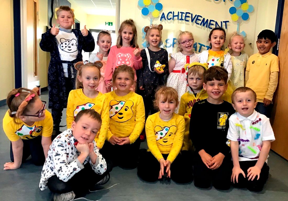Ramsgate pupils enjoy 'spotacular' Children in Need Day