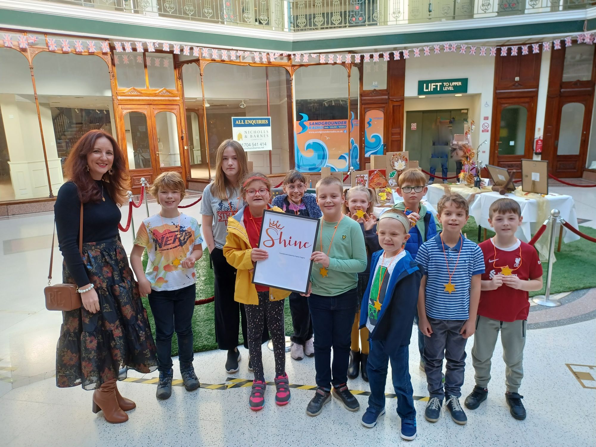Shining stars put on exhibition at Southport shopping centre for World Mental Health Day