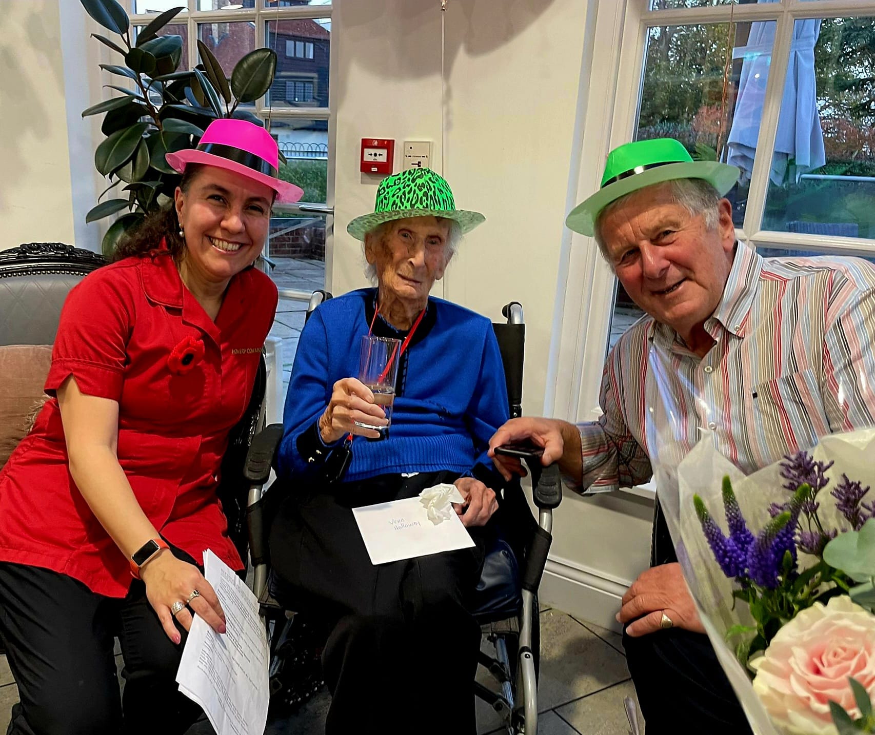 Surrey mum receives card from King Charles III on 100th birthday
