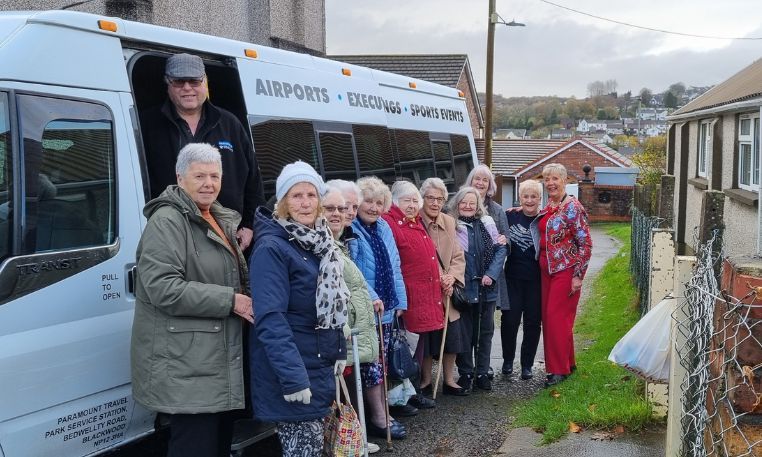 Woodfieldside Senior Citizens given a helping hand by Caerphilly Council