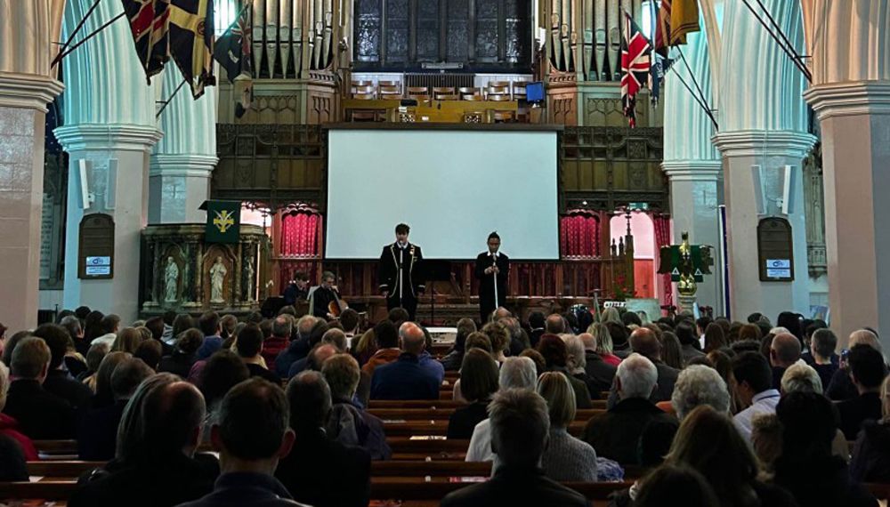 Leith students join Rotarians for fundraising concert