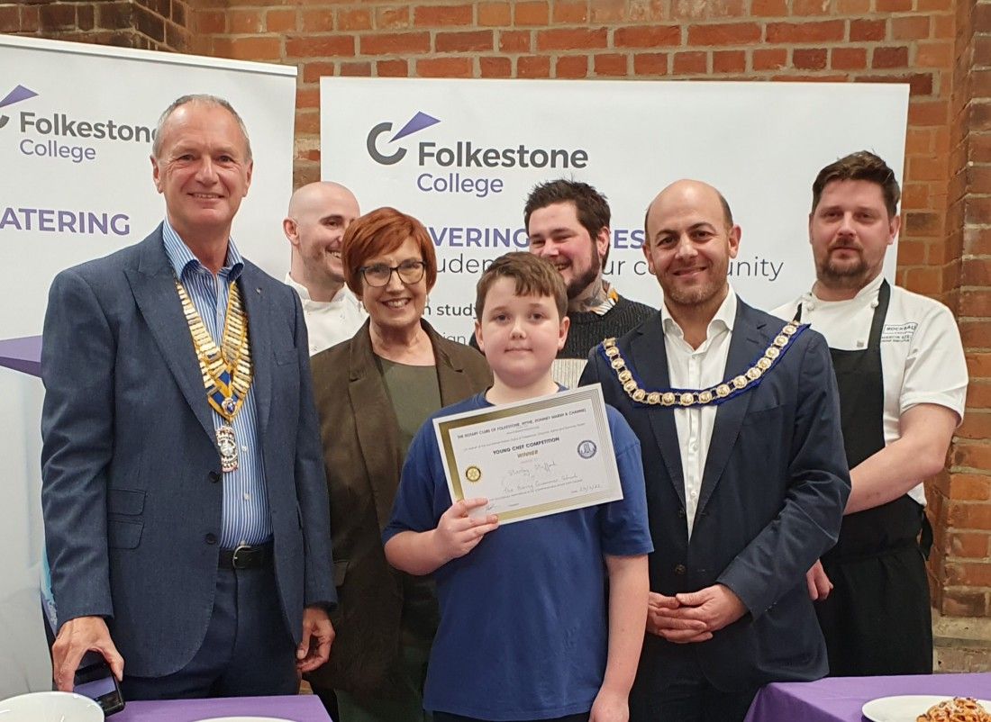 Folkestone students get cooking in Rotary Young Chef contest