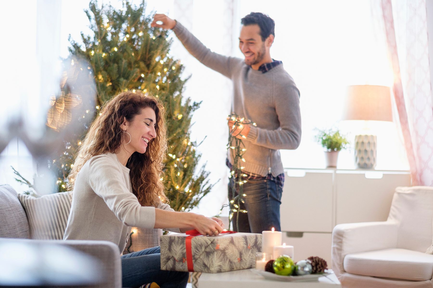 Pink Christmas trees, gnomes and DIY wreaths - interior design trends set to be big this Christmas