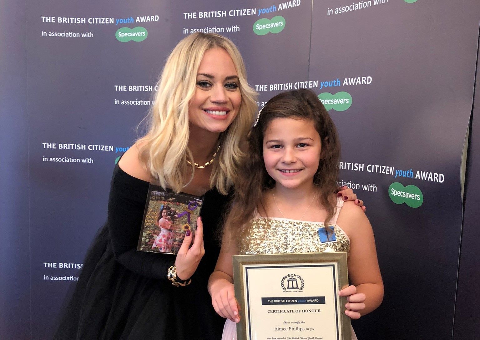 Saltford schoolgirl presented with youth award for charity work