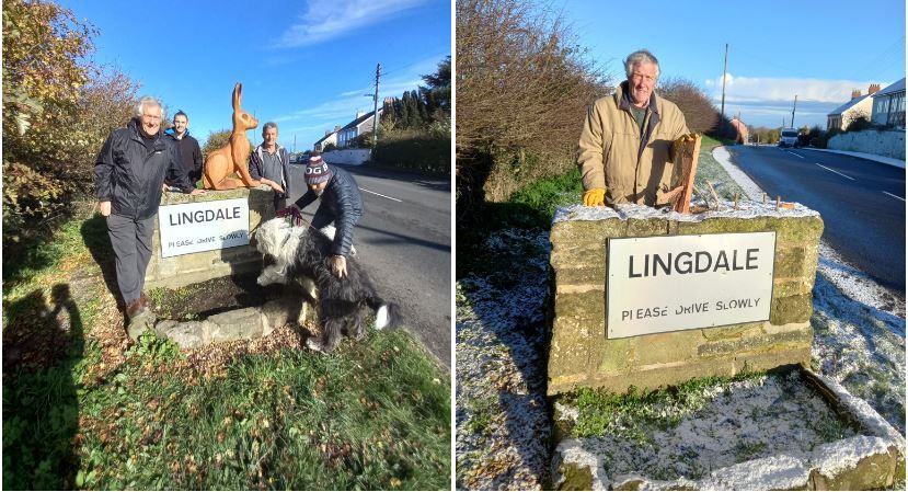 Lingdale 'disgusted' as vandals damage Christmas trees and steal sculpture
