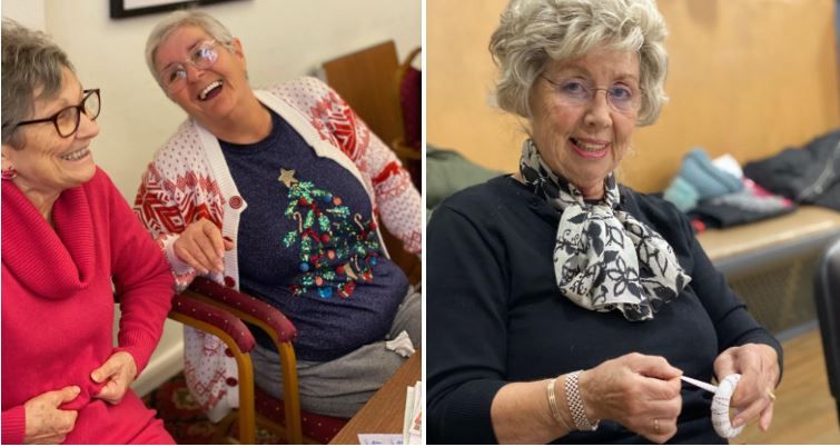 Leicester residents have 'lovely time' at Christmas singalong and workshop