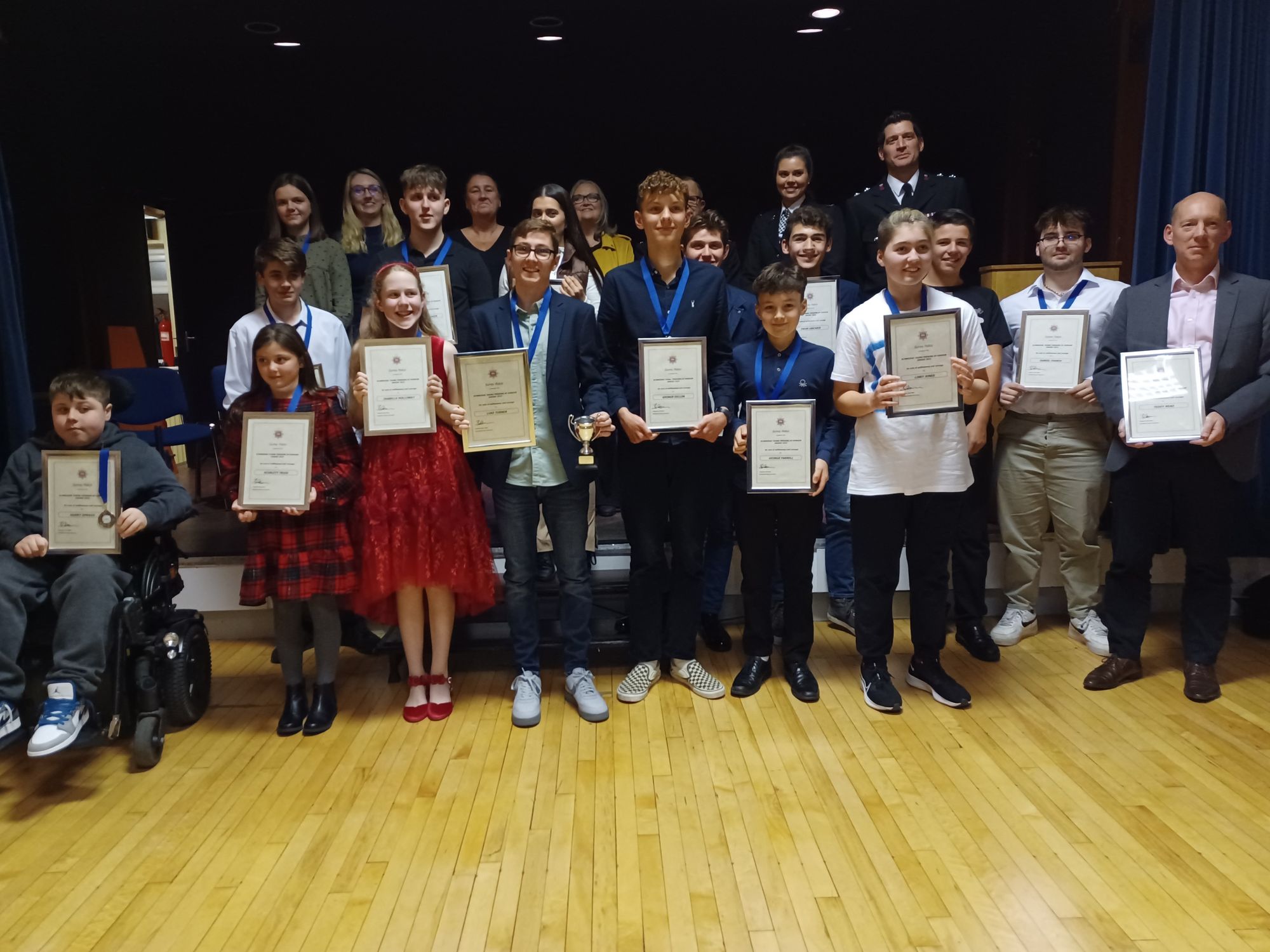 Inspirational young people honoured by deputy commissioner at Surrey awards ceremony