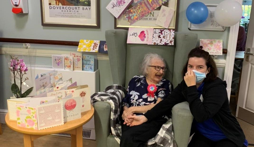 103-year-old nicknamed ‘Little Miss Sunshine’ celebrates milestone with favourite cake