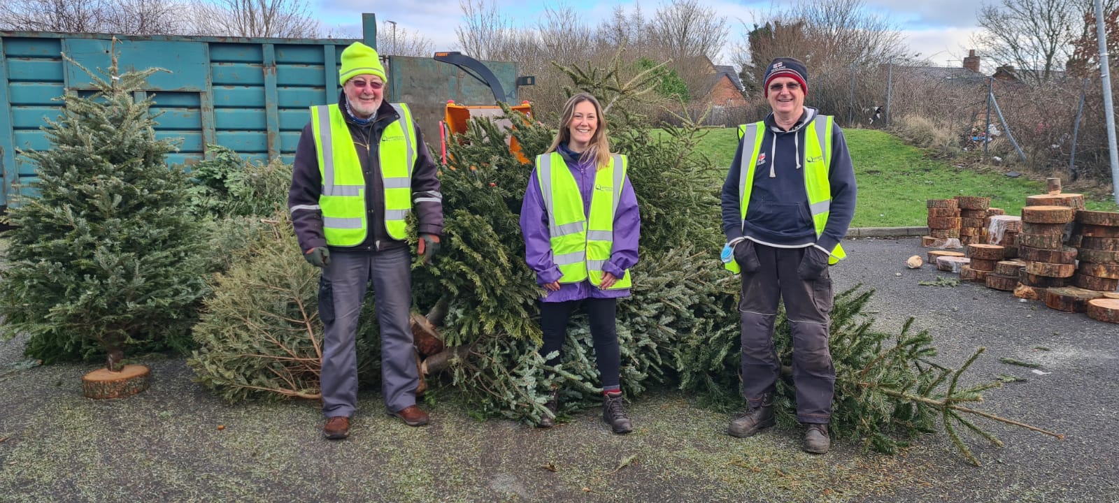 Recycle your Christmas tree with Queenscourt Hospice