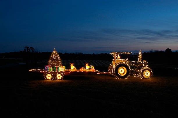 Farmers gear up for Christmas light show with a difference