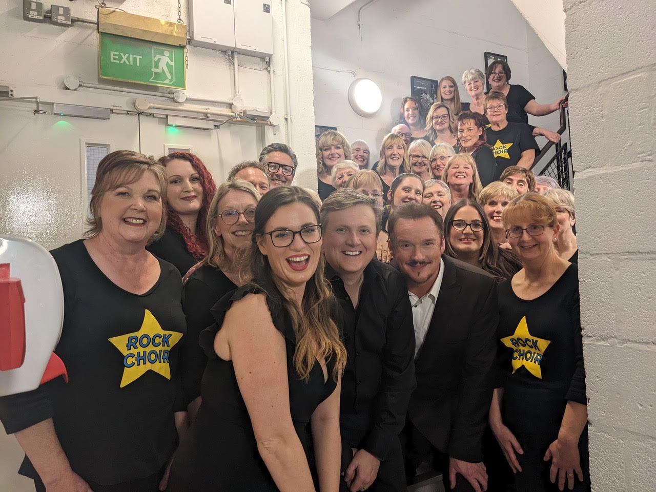 Llandudno choir members sing alongside two classical greats