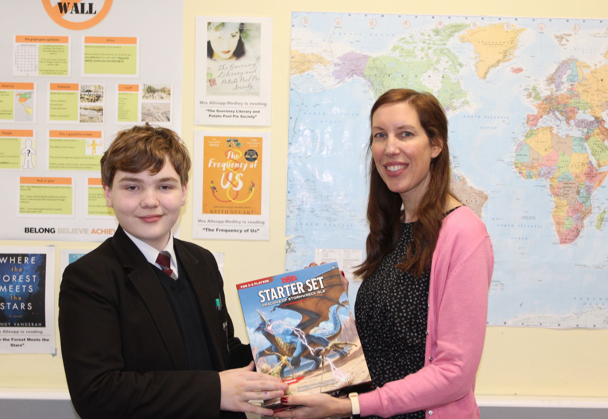 Wizards of the Coast send Wythenshawe pupils new Dungeons and Dragons game