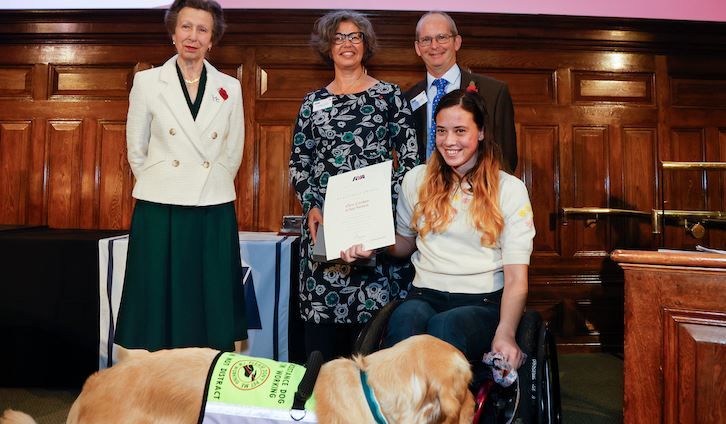 Sailing volunteers receive awards from Princess Anne