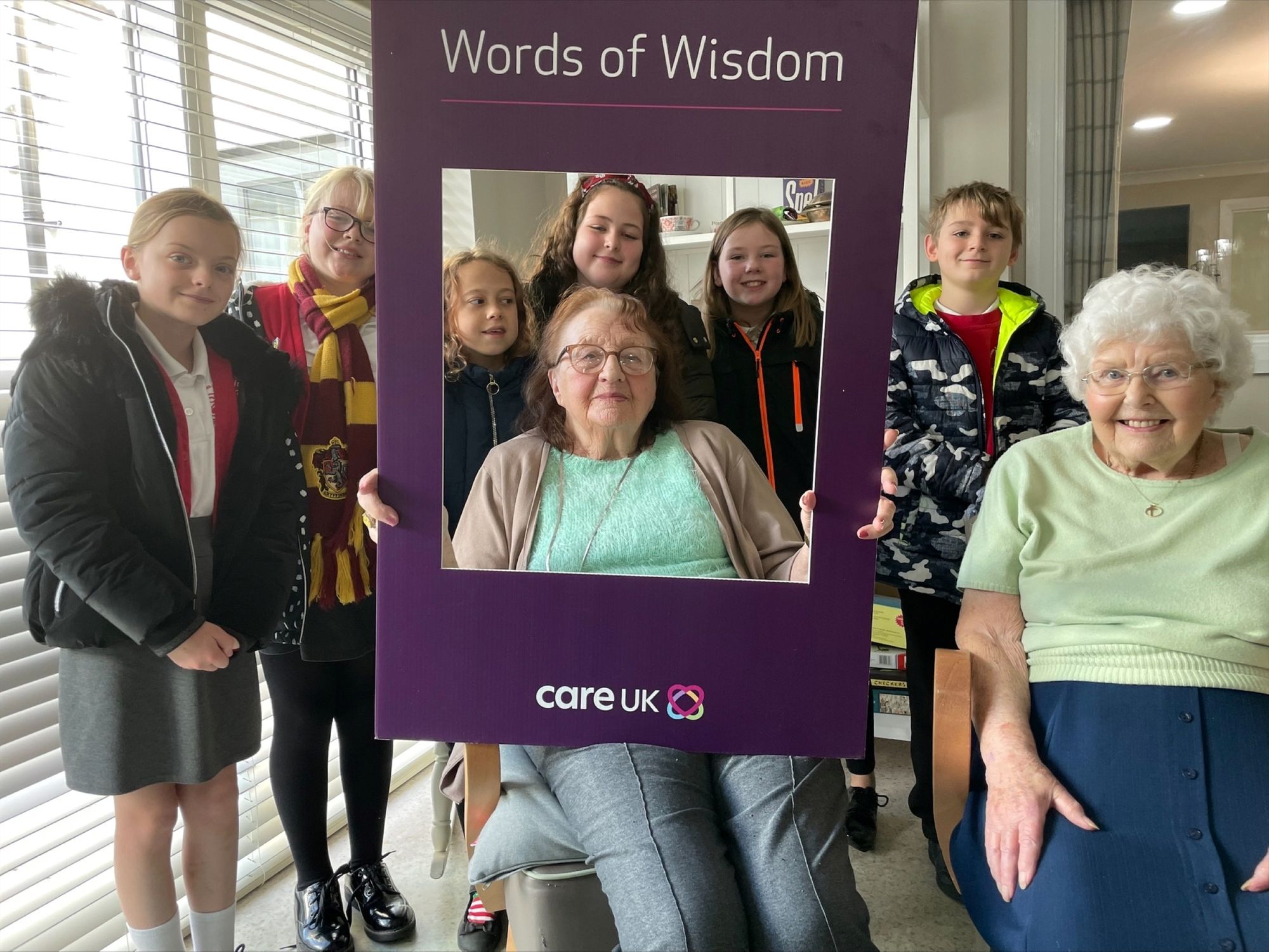 Stroud care home residents share pearls of wisdom with local schoolchildren