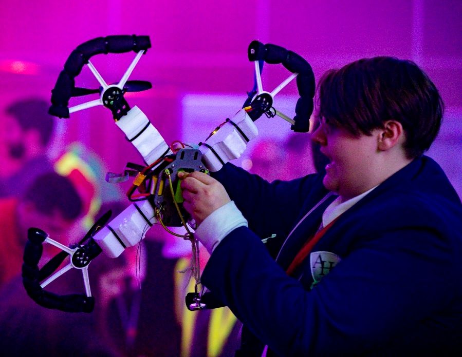 Students from St Louis Grammar School win quadcopter challenge