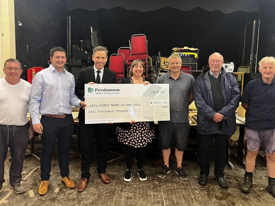 Welsh homebuilder makes larger donations available to community groups