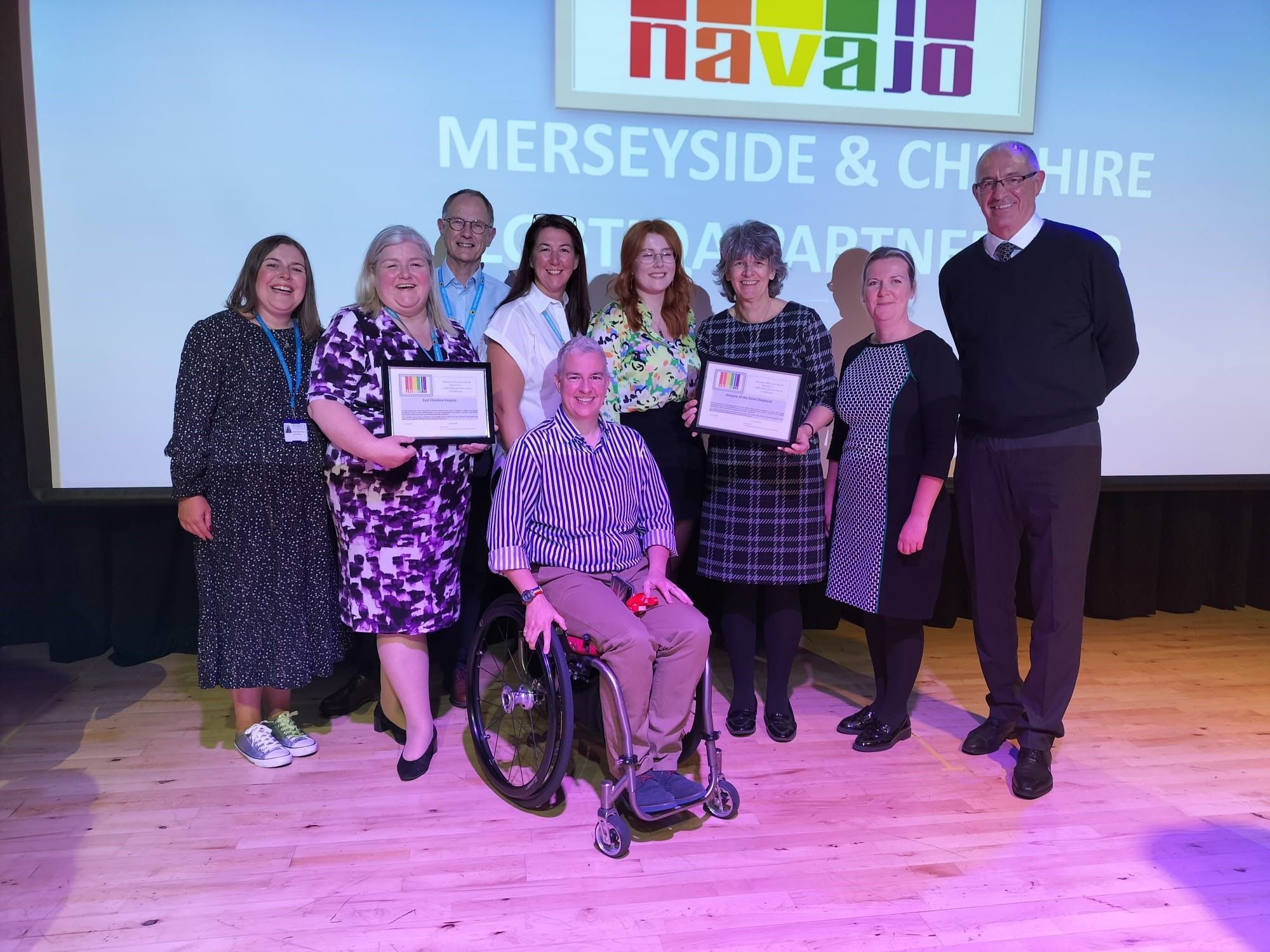 East Cheshire Hospice recognised for excellent support of LGBTQ+ patients
