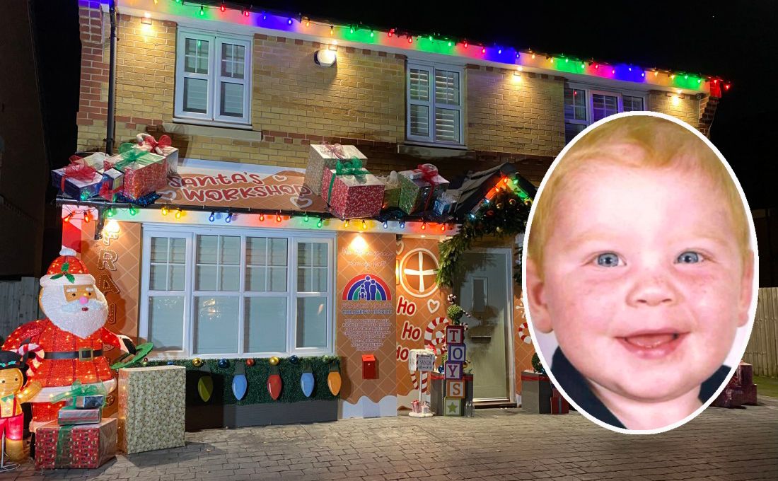 Audenshaw family decorate home to raise funds for children's hospice