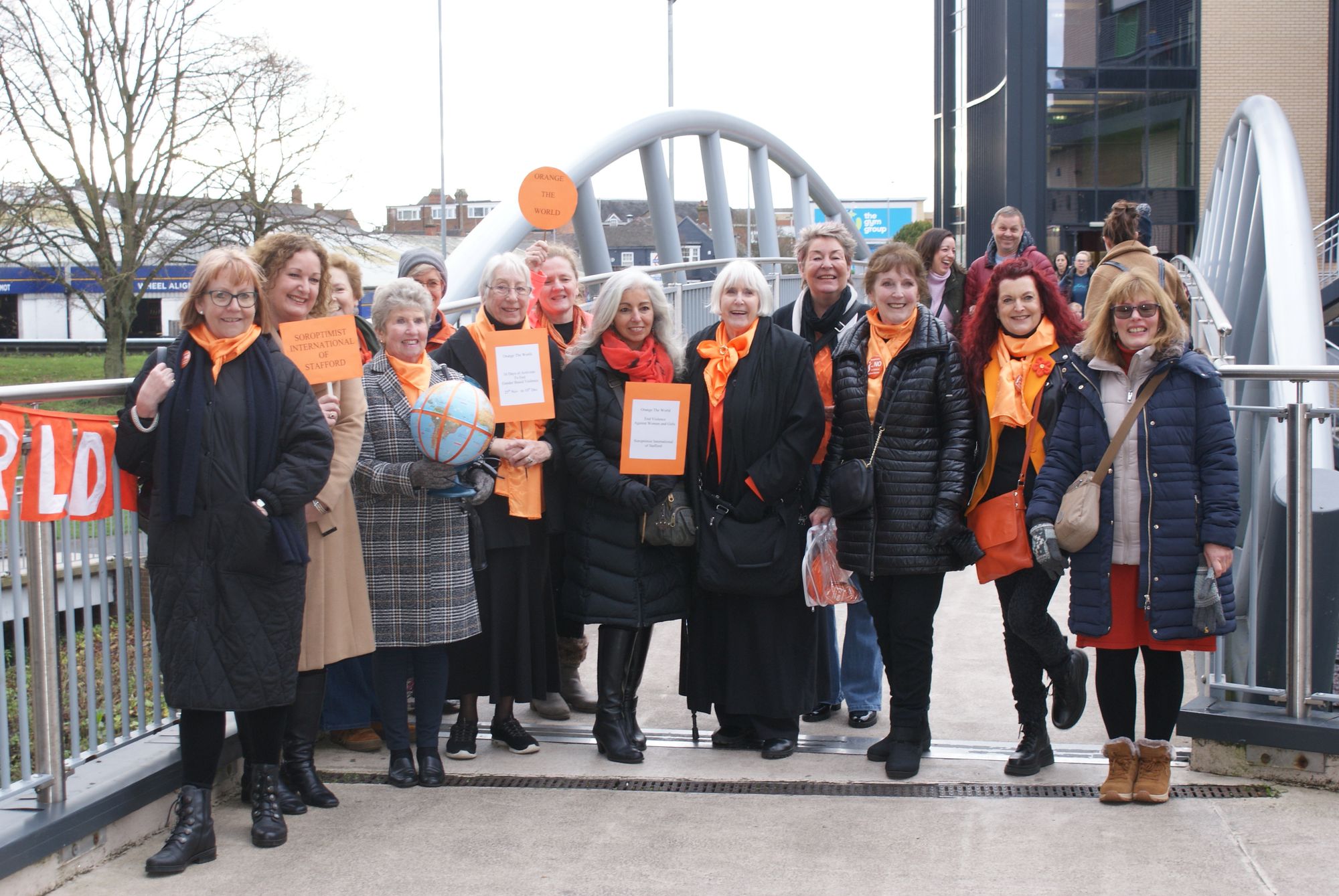 Stafford group joins campaign for gender equality with flash mob