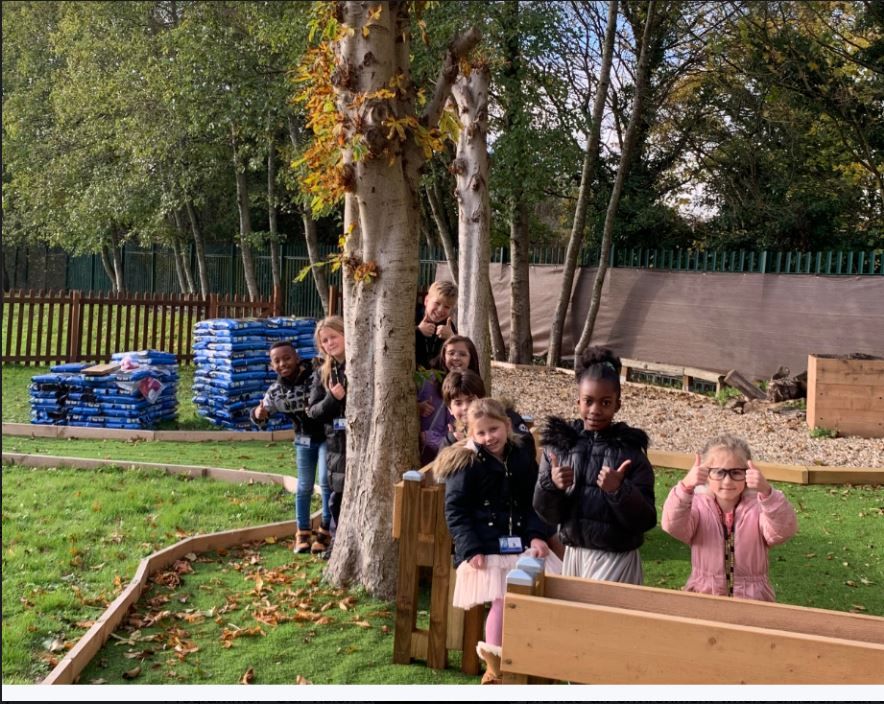 New sensory garden installed at Great Chart Primary school thanks to kind donation