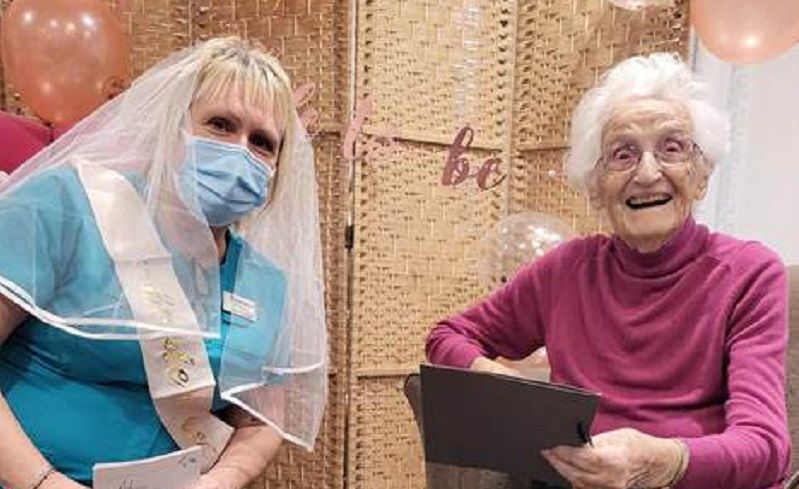 'Don't forget who's boss' - Bath care home residents share pearls of wisdom with bride-to-be