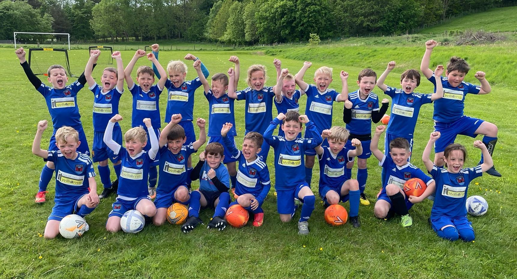 'Comedic chaos' as Ruthin U8s take on challenge for Brain Tumour Research
