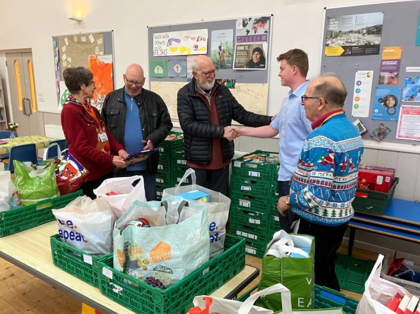 Foodbanks receive early Christmas presents from Cambridgeshire Freemasons